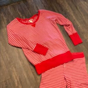 Victoria’s Secret Pajama Set red/pink silver Mediu